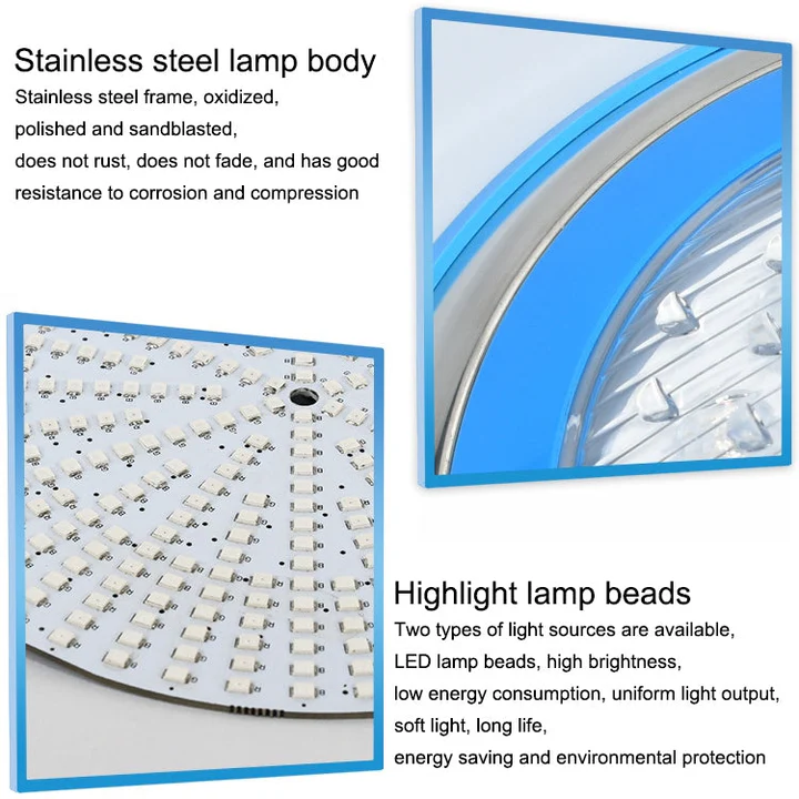 15W LED Wall-Mounted Stainless Steel Pool Light Waterproof