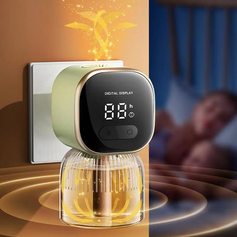 Electric Mosquito Repellent Plug-In With Timer And Digital LED Display