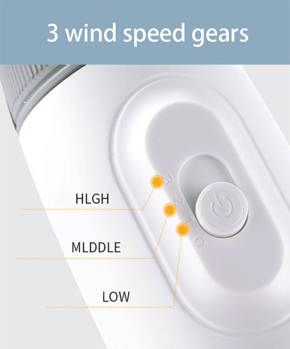 Dog Hair Dryer 3-in-1 Grooming Brush with Adjustable Heat Settings