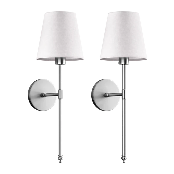 Wireless Rechargeable Wall Sconce With Remote Control And 12 Color Lights