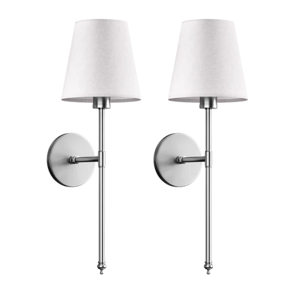 Wireless Rechargeable Wall Sconce With Remote Control And 12 Color Lights