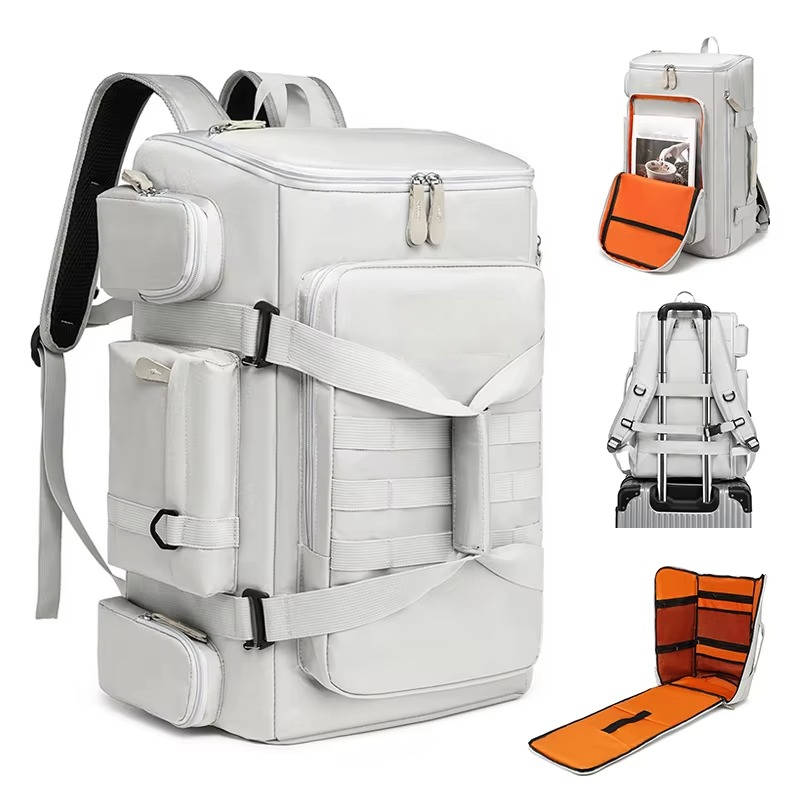 Large Capacity Travel Backpack With Laptop Compartment And Wet Dry Separation