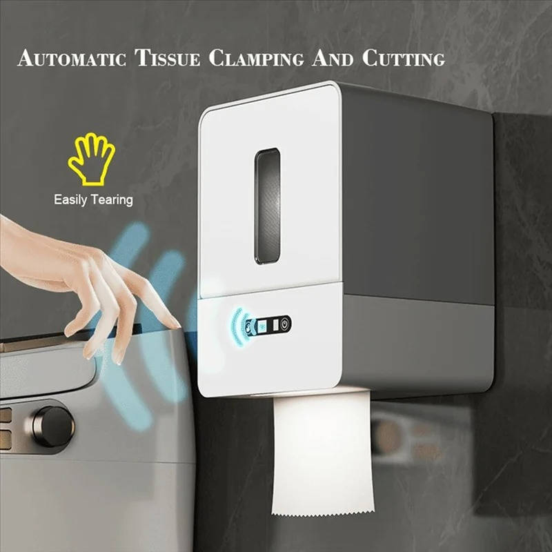 Touchless Paper Towel Dispenser With Automatic Cutting And Rechargeable Battery