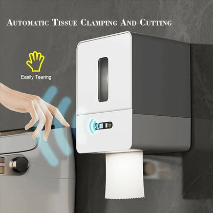 Touchless Paper Towel Dispenser With Automatic Cutting And Rechargeable Battery