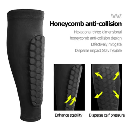 Honeycomb Soccer Shin Guards Pair Protective Leg Guards