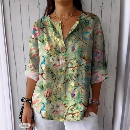 Vintage à Motifs Floraux|Élise™
