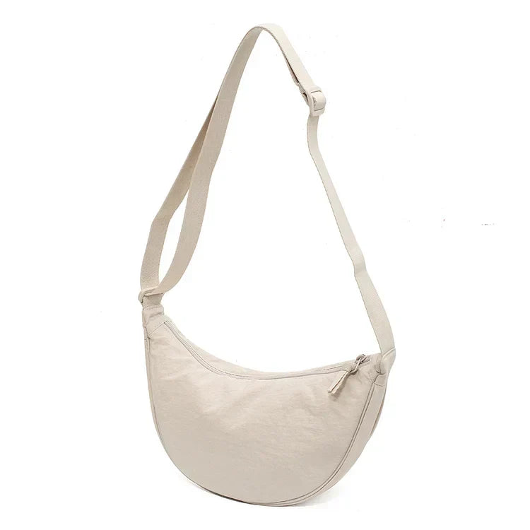 Minimalist Canvas Shoulder Bag with Adjustable Strap