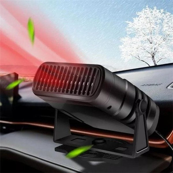Portable 12V Car Heater and Cooler with 360° Rotation and Defrost Function