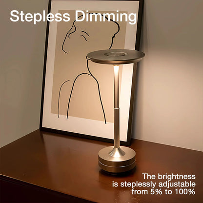 Cordless LED Table Lamp with Touch Control and Adjustable Brightness