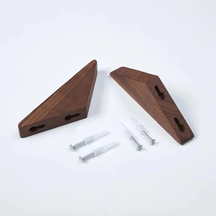 Wooden Wall-Mounted Coat Hook Decorative Holder for Coats and Hats