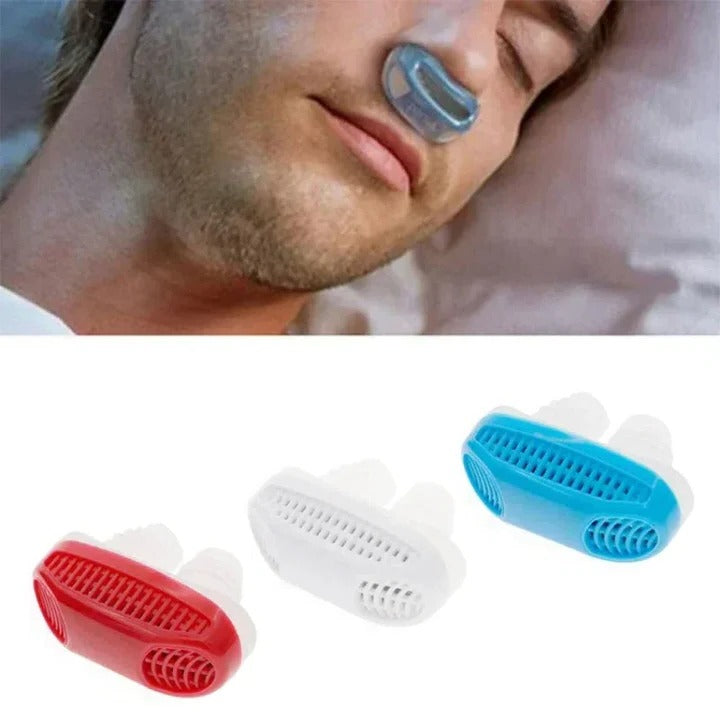 Anti Snore Nose Clip with Air Purifier for Snoring Relief and Cleaner Breathing