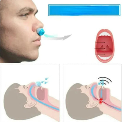 Anti Snore Nose Clip with Air Purifier for Snoring Relief and Cleaner Breathing