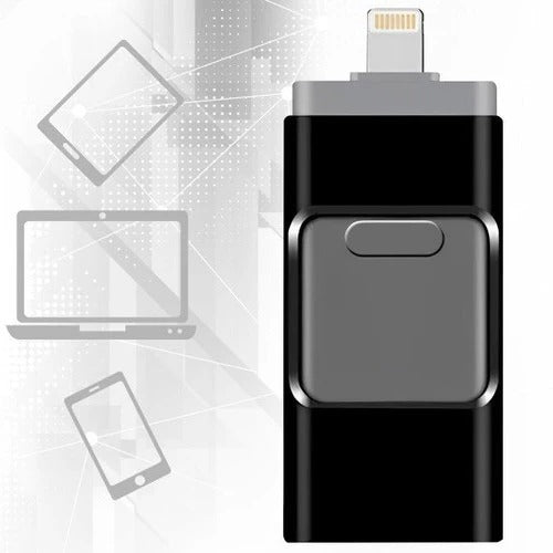 32GB USB Flash Drive for iPhone and Android with Dual Connectors