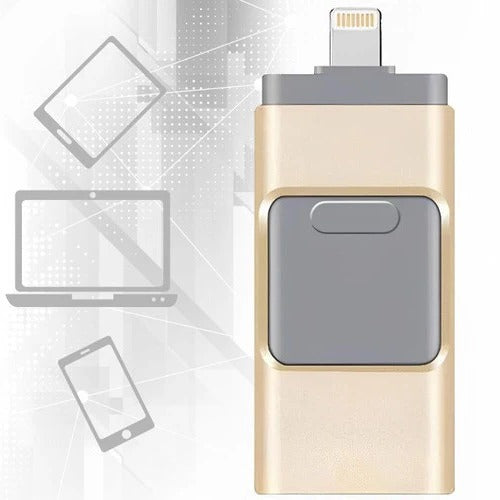 32GB USB Flash Drive for iPhone and Android with Dual Connectors
