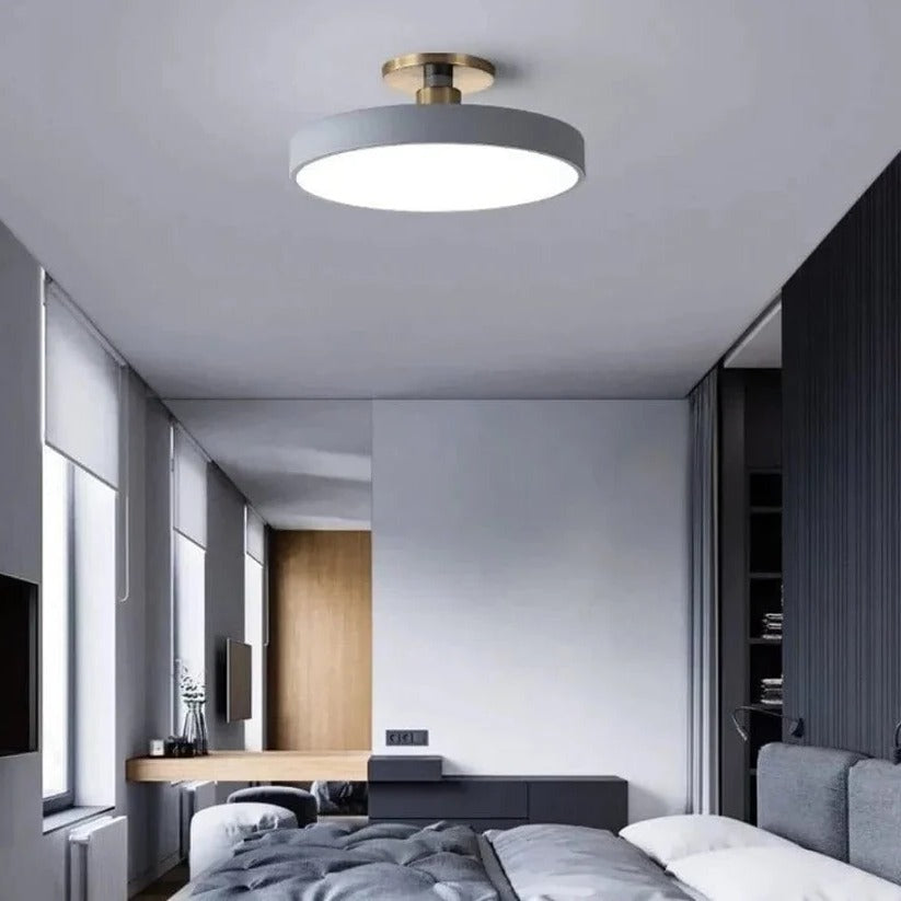 Flush Mount Rounded LED Ceiling Light Warm White Surface Mounted