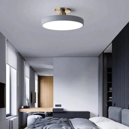 Flush Mount Rounded LED Ceiling Light Warm White Surface Mounted