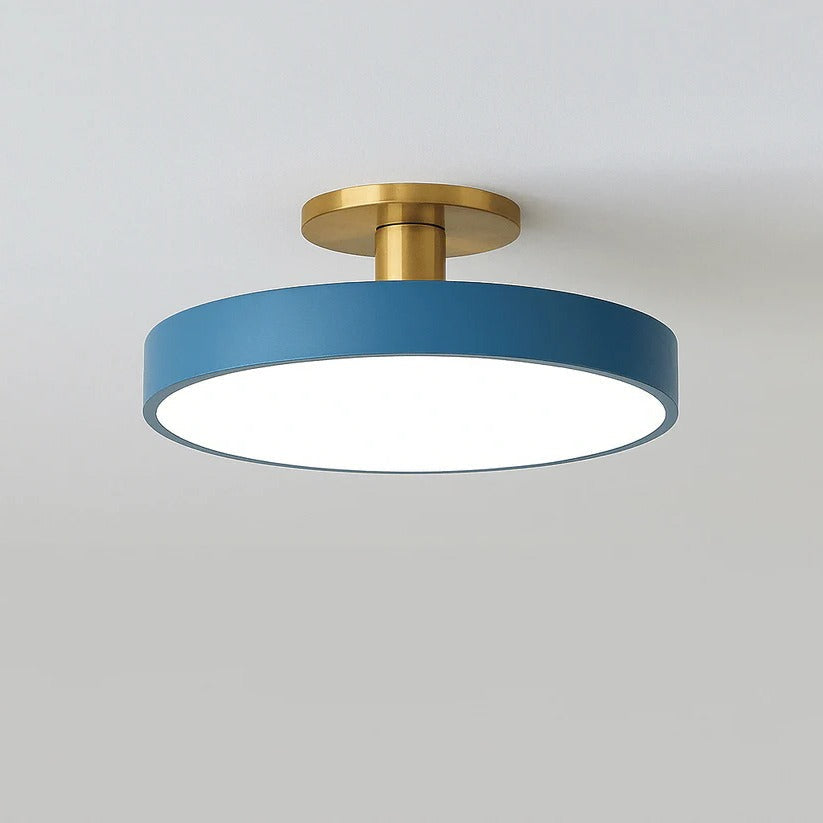 Flush Mount Rounded LED Ceiling Light Warm White Surface Mounted