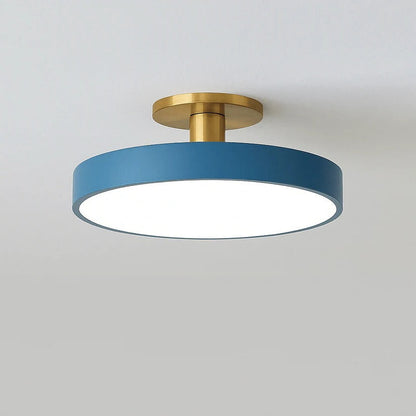 Flush Mount Rounded LED Ceiling Light Warm White Surface Mounted