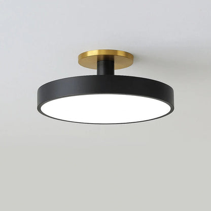 Flush Mount Rounded LED Ceiling Light Warm White Surface Mounted
