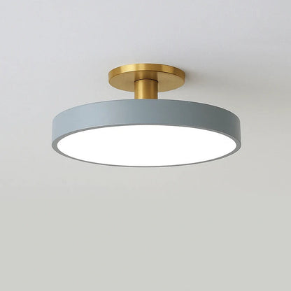 Flush Mount Rounded LED Ceiling Light Warm White Surface Mounted
