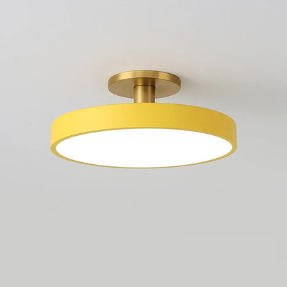 Flush Mount Rounded LED Ceiling Light Warm White Surface Mounted
