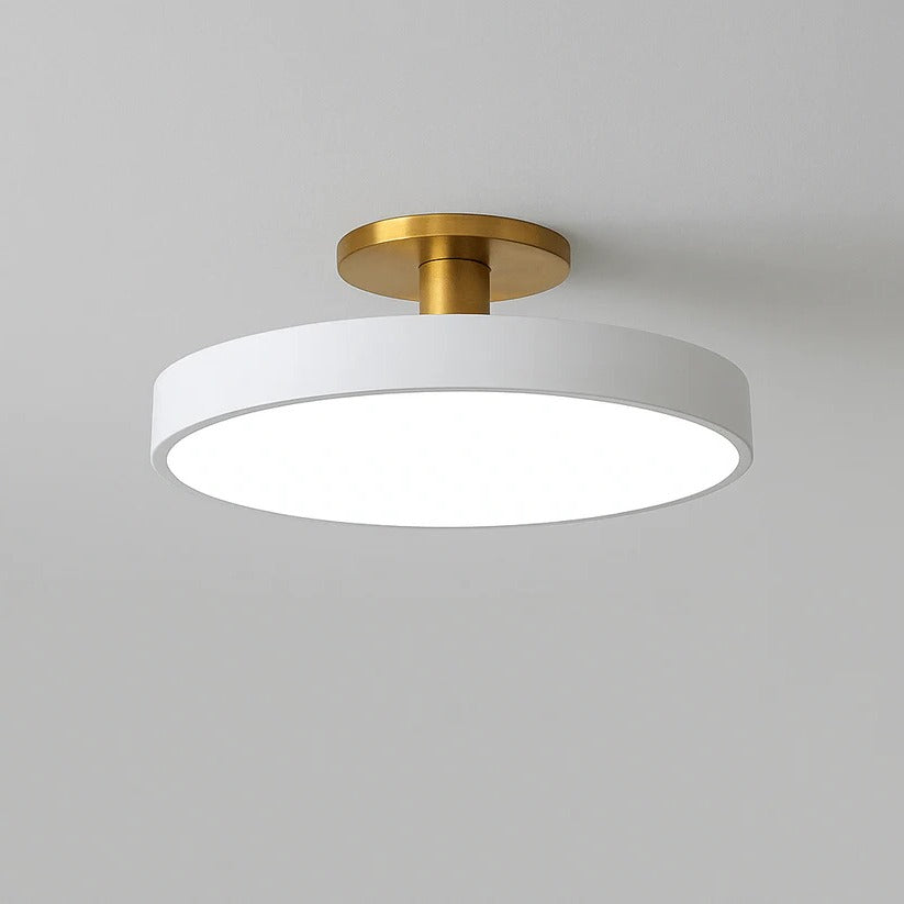 Flush Mount Rounded LED Ceiling Light Warm White Surface Mounted