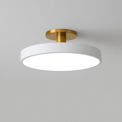 Flush Mount Rounded LED Ceiling Light Warm White Surface Mounted