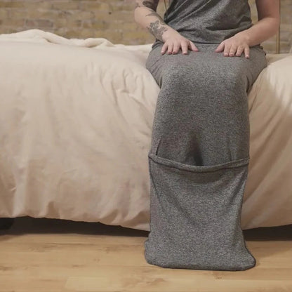 Adult Swaddle Blanket with Compression for Anxiety Relief and Restful Sleep