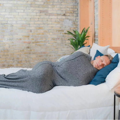 Adult Swaddle Blanket with Compression for Anxiety Relief and Restful Sleep