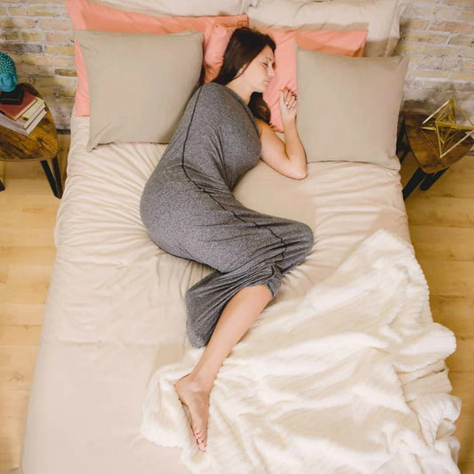 Adult Swaddle Blanket with Compression for Anxiety Relief and Restful Sleep