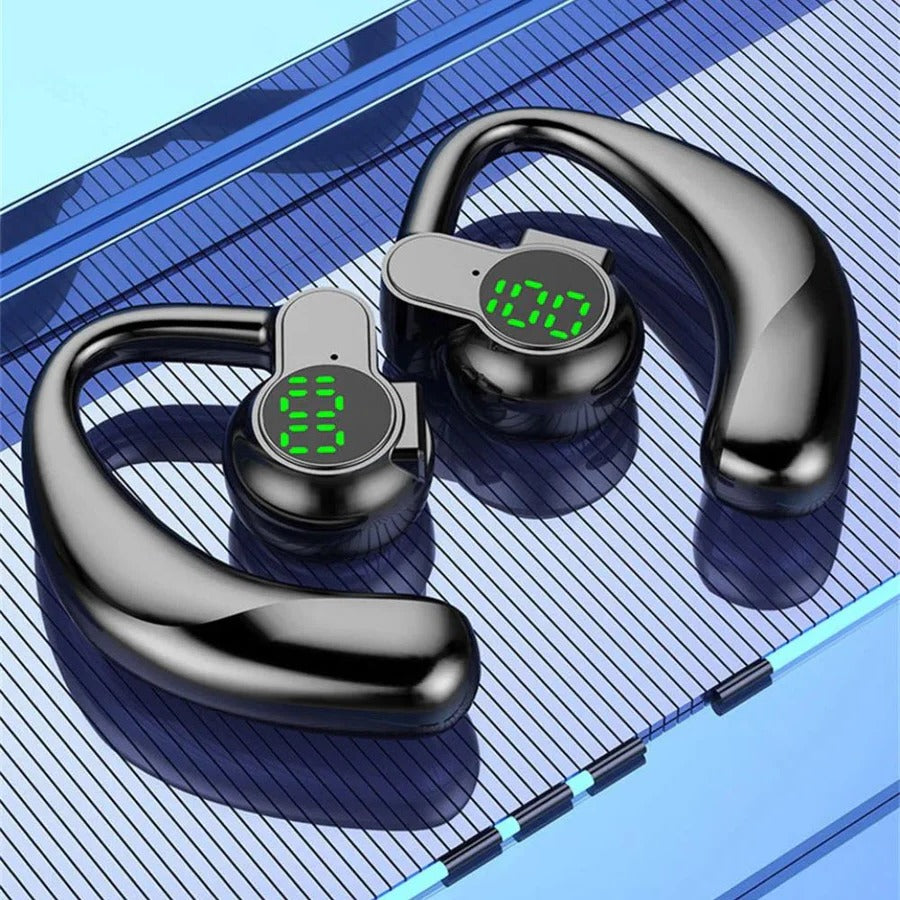 Wireless Bluetooth Ear Hook Earphones With Noise Reduction And 20H Battery
