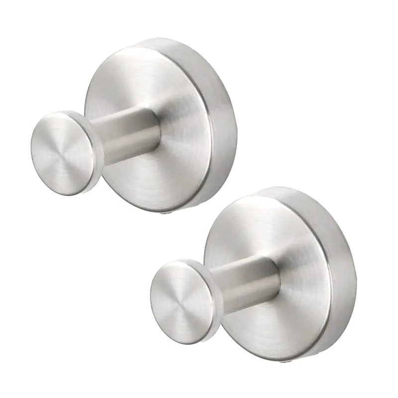 Twist-Lock Suction Cup Hooks for Smooth Surfaces, Water Resistant, Metal Hook