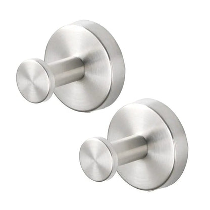 Twist-Lock Suction Cup Hooks for Smooth Surfaces, Water Resistant, Metal Hook