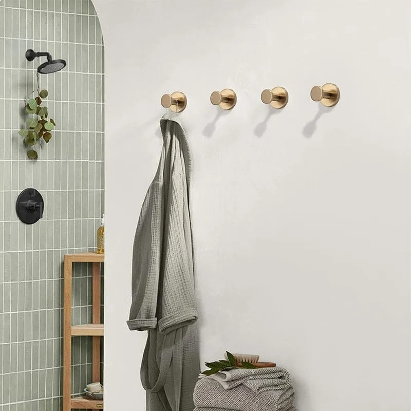 Twist-Lock Suction Cup Hooks for Smooth Surfaces, Water Resistant, Metal Hook