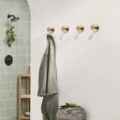 Twist-Lock Suction Cup Hooks for Smooth Surfaces, Water Resistant, Metal Hook