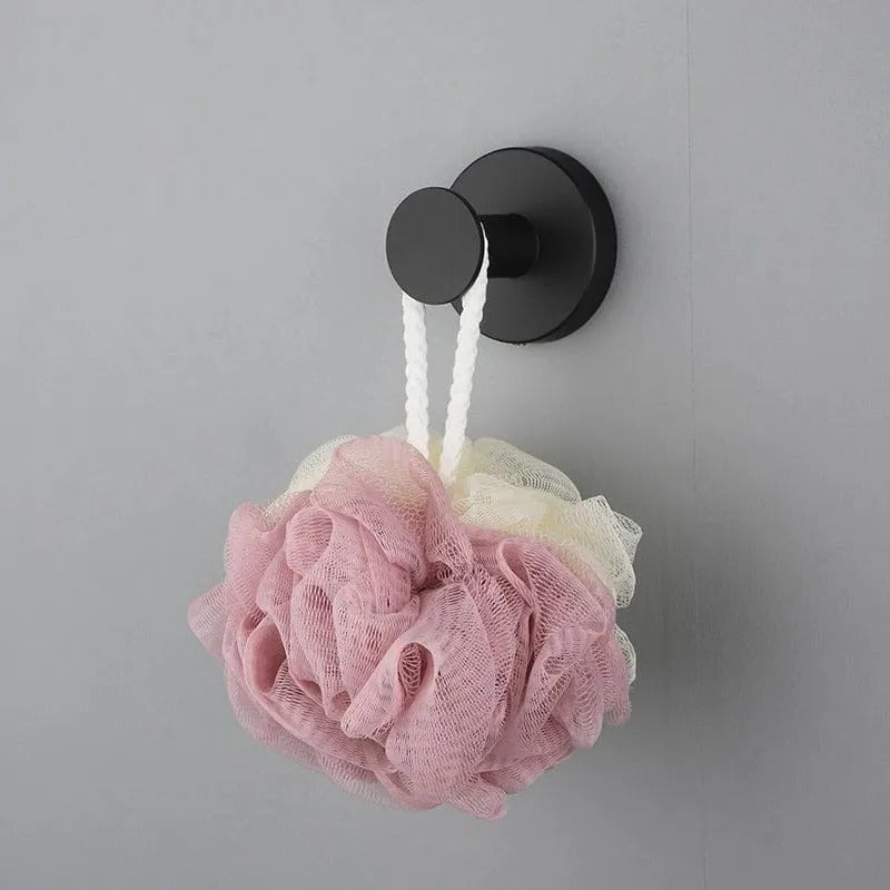 Twist-Lock Suction Cup Hooks for Smooth Surfaces, Water Resistant, Metal Hook