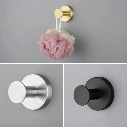 Twist-Lock Suction Cup Hooks for Smooth Surfaces, Water Resistant, Metal Hook