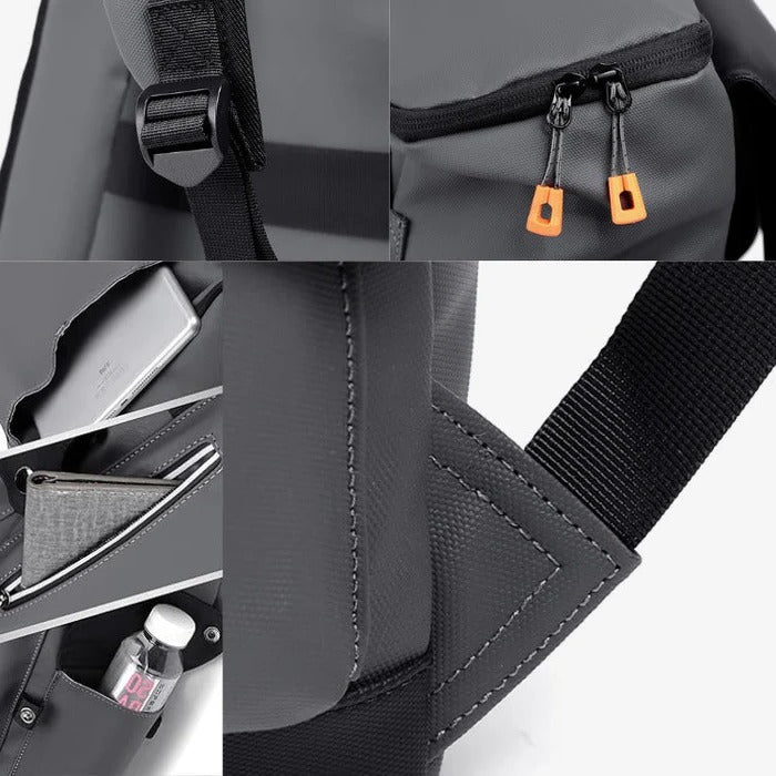 Lightweight Everyday Backpack With USB Port And Laptop Sleeve