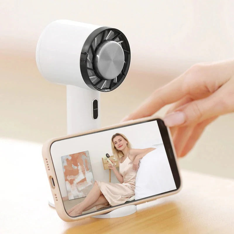 Portable Rechargeable Air Conditioner Fan with Adjustable Speeds