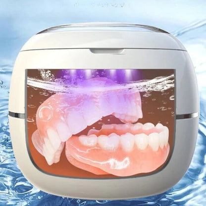 Ultrasonic Portable Denture Cleaner Machine Compact Travel Size