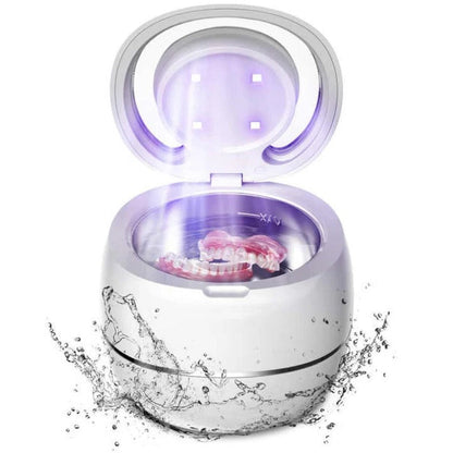 Ultrasonic Portable Denture Cleaner Machine Compact Travel Size