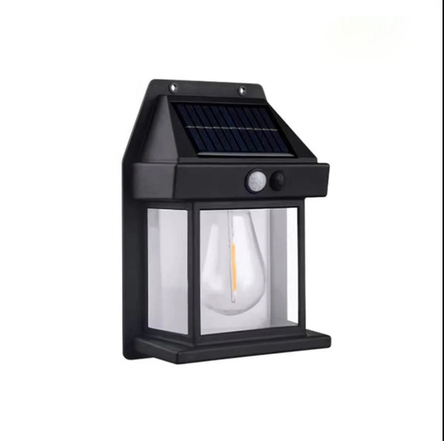Solar Outdoor Wall Lamps 2-Pack With Motion Sensor And Weatherproof Design