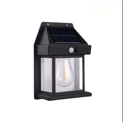 Solar Outdoor Wall Lamps 2-Pack With Motion Sensor And Weatherproof Design