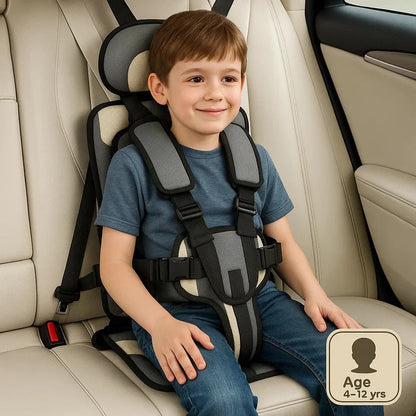 Adjustable Padded Travel Car Seat