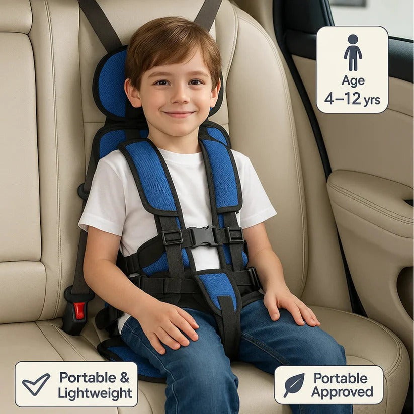 Adjustable Padded Travel Car Seat