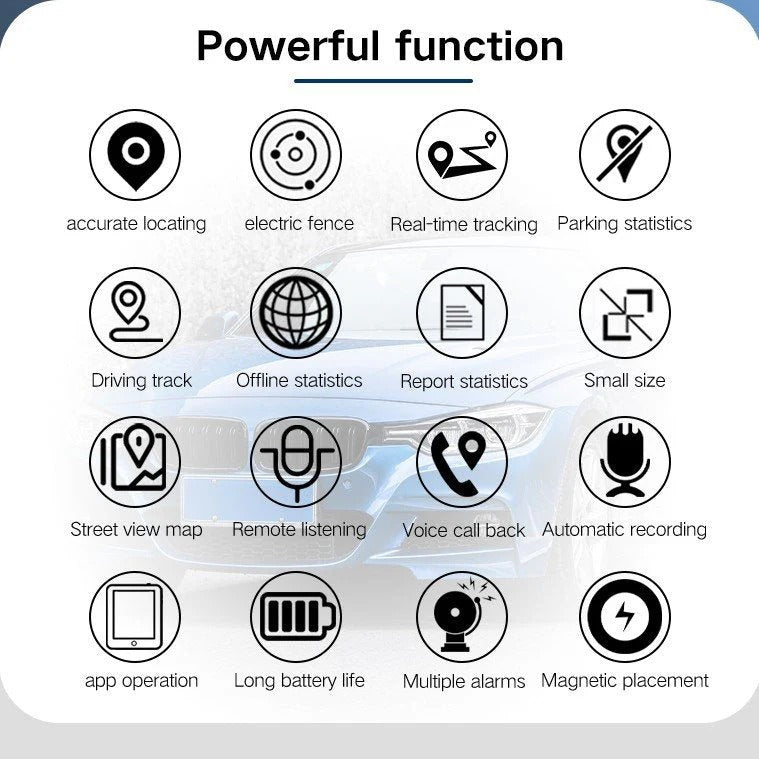 Mini Magnetic GPS Tracker With Real-Time 4G Tracking And 30-Day Battery