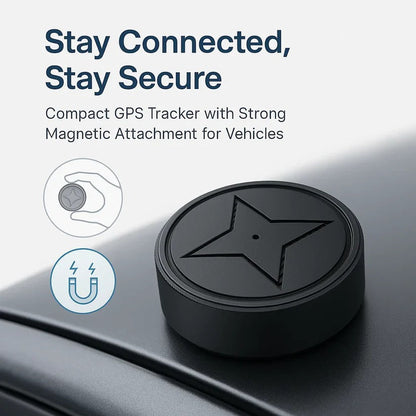 Mini Magnetic GPS Tracker With Real-Time 4G Tracking And 30-Day Battery