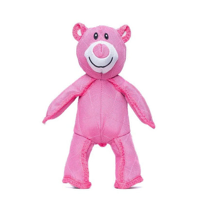 Durable Plush Dog Toy Bear with Reinforced Seams and Squeaker