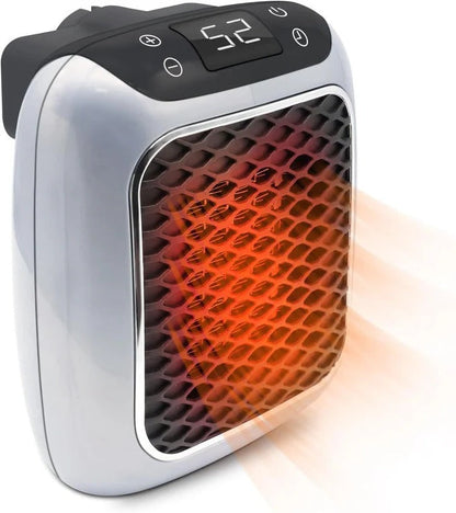 Portable Electric Plug-In Heater 800W Compact Quiet Ceramic Heat