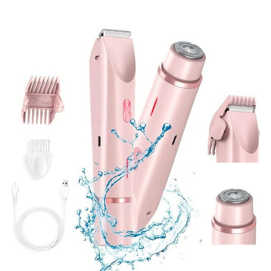 Women’s Waterproof Electric Shaver and Bikini Trimmer Cordless 2-in-1